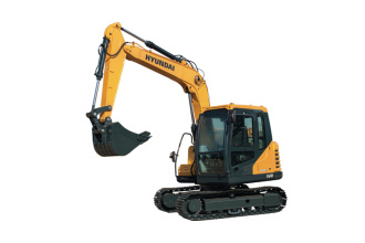 現代挖掘機圖庫