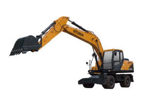 現(xiàn)代r60w 9輪式挖掘機(jī)圖片