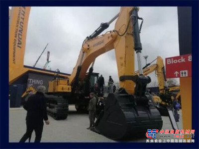 現(xiàn)代挖掘機(jī)閃耀2019年德國(guó)寶馬展