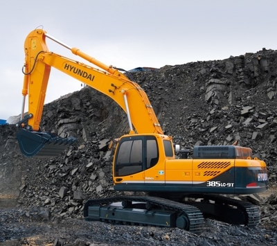 現代R385LC-9T挖掘機榮獲“2011中國工程機械年度產品”殊榮