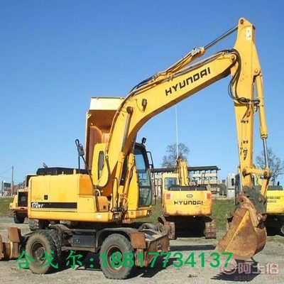 優(yōu)級原裝現(xiàn)代210W-9輪胎挖機二手輪式挖掘機銷售介紹